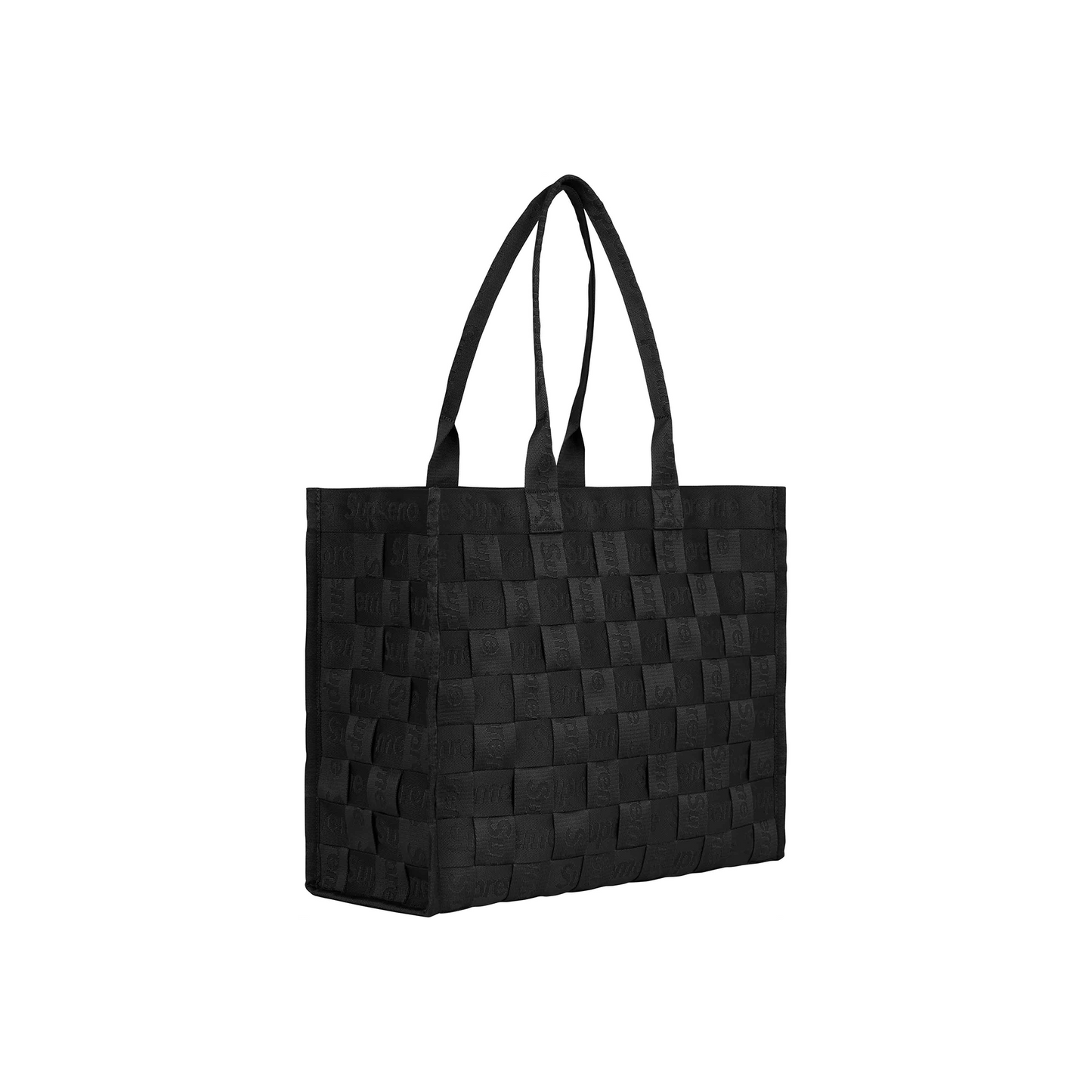 Supreme Woven Tote Bag Black (SS24)