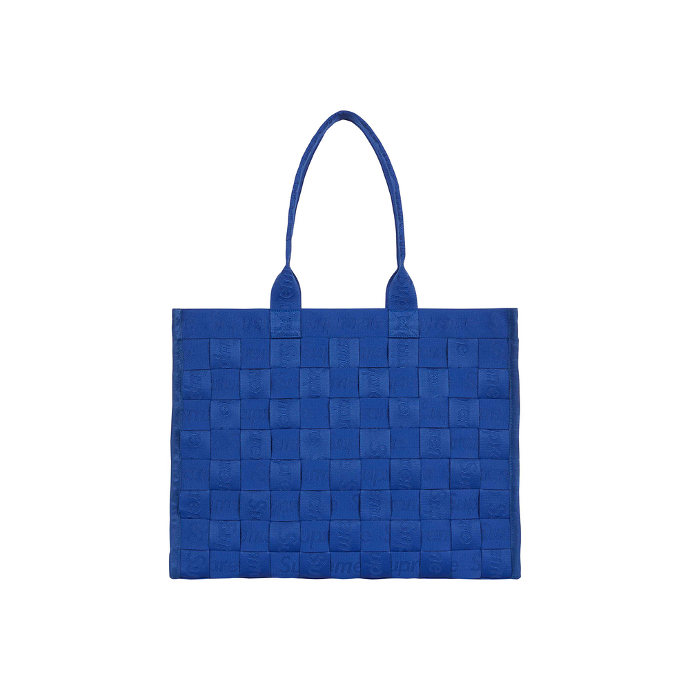 Supreme Woven Tote Bag Royal Blue (SS24)