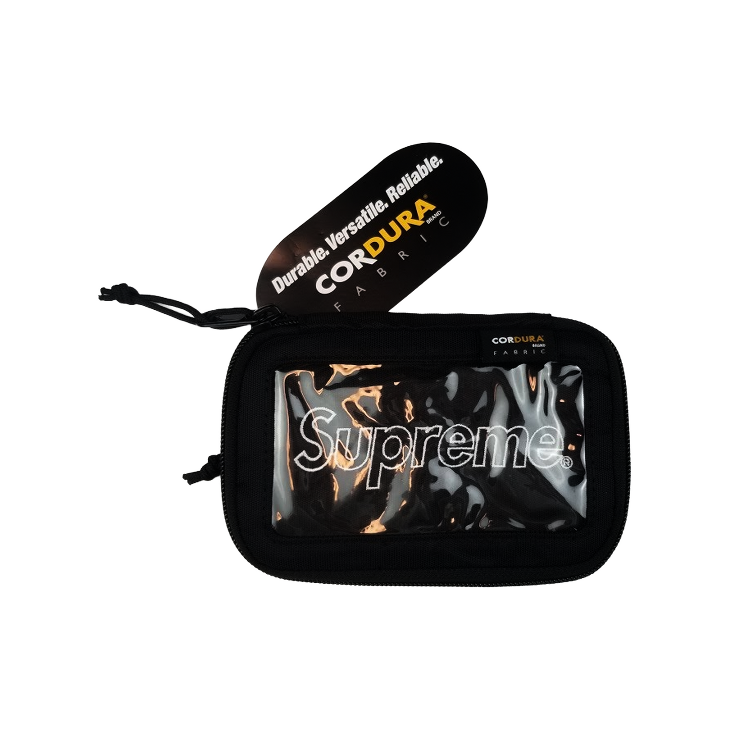 Supreme Zip Pouch Wallet Black (FW19)