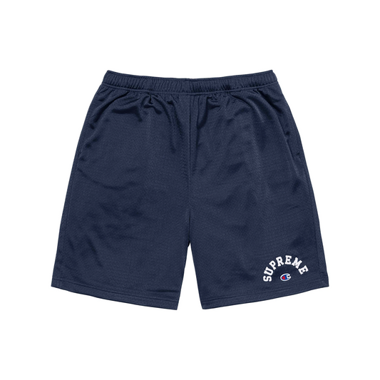 Supreme x Champion Mesh Shorts Navy (SS24)