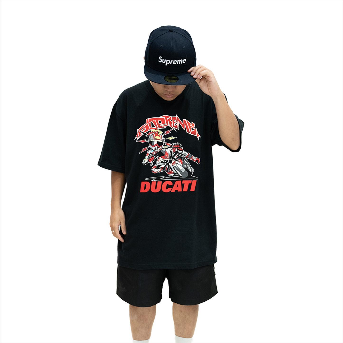 Supreme x Ducati Bike Tee Black (SS24)
