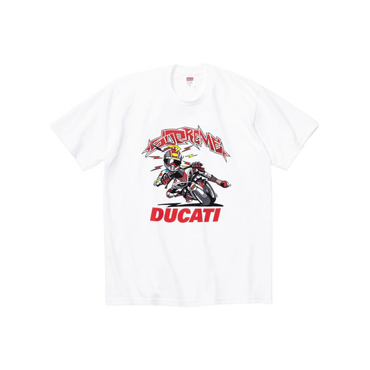 Supreme x Ducati Bike Tee White (SS24)
