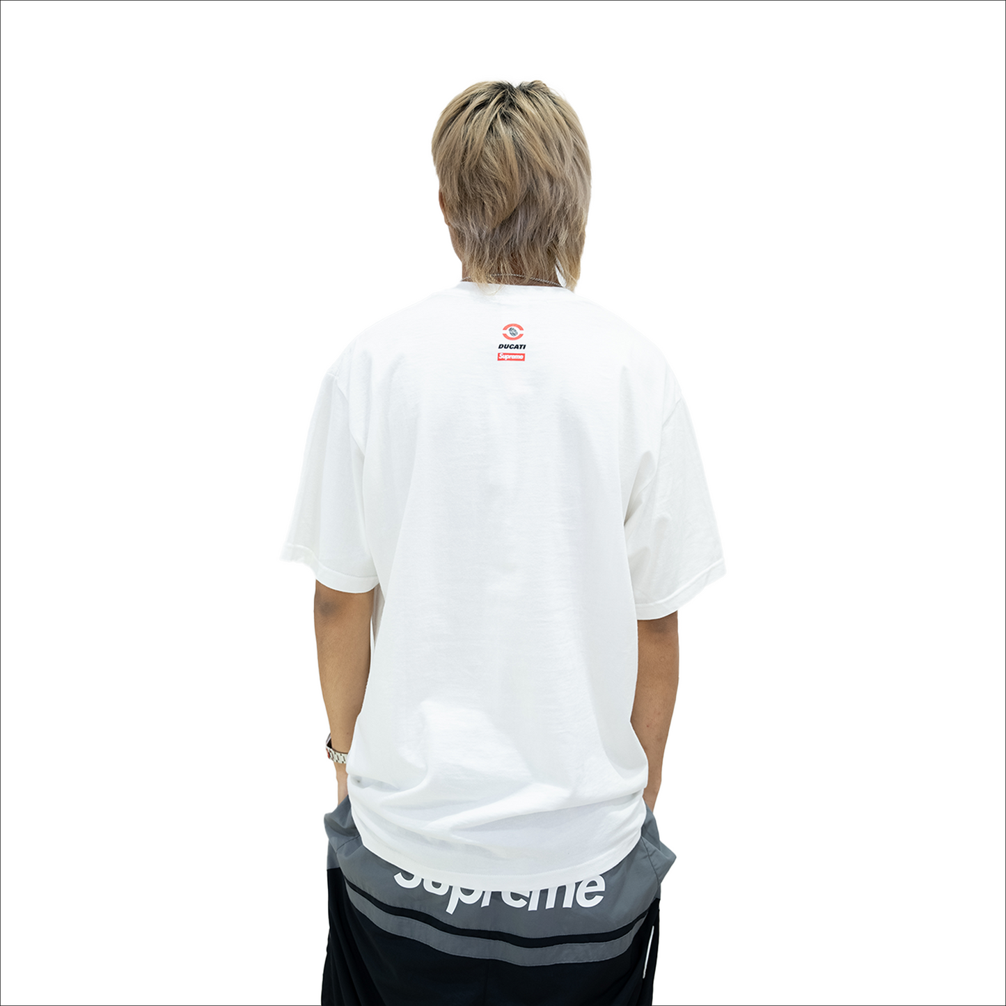 Supreme x Ducati Bike Tee White (SS24)