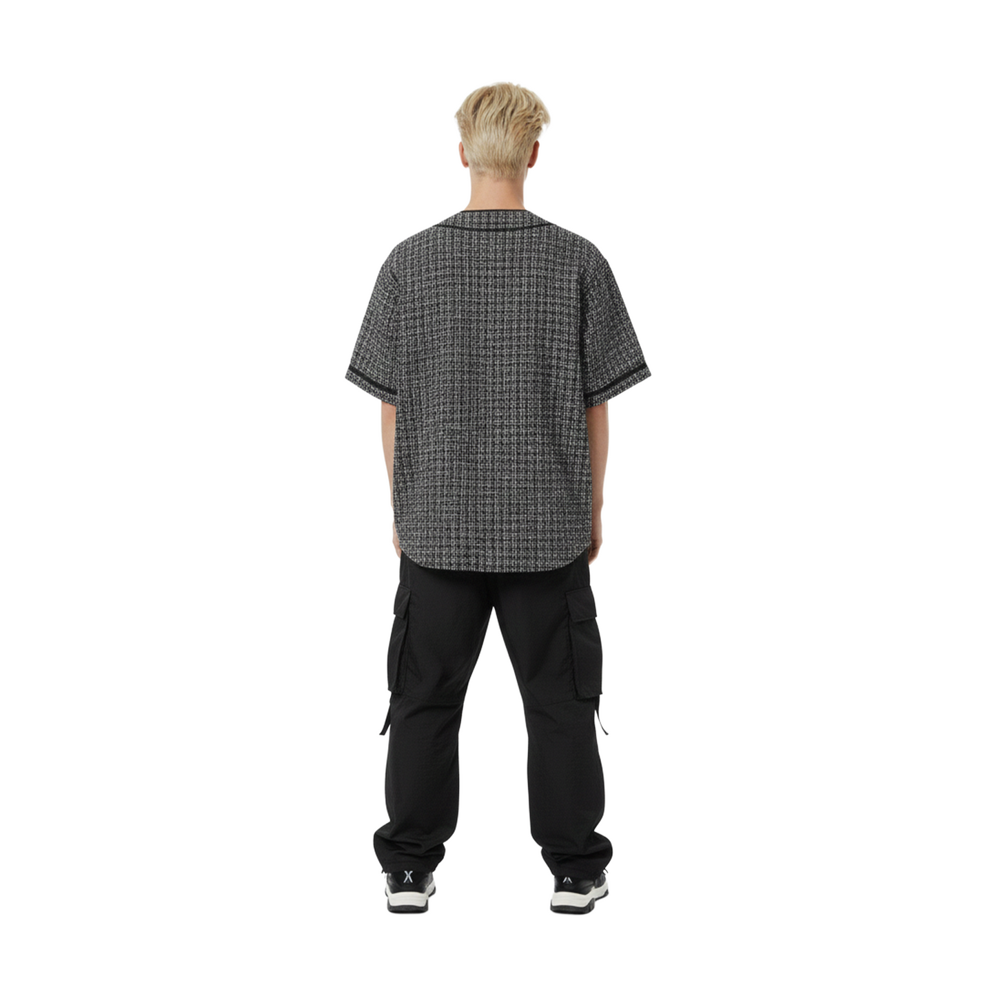 Supreme Bouclé Baseball Jersey Black (FW25)