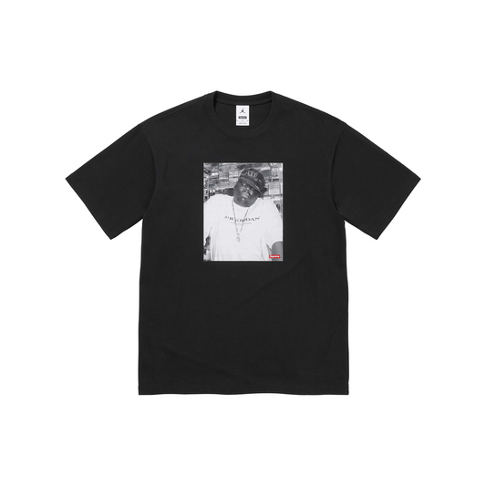 Supreme x Jordan Biggie Short Sleeve Tee Black (FW24)