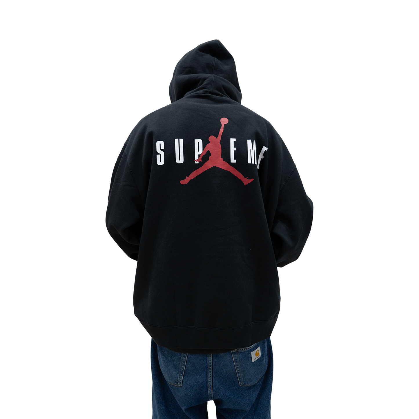 Supreme x Jordan Hooded Sweatshirt Black (FW24)