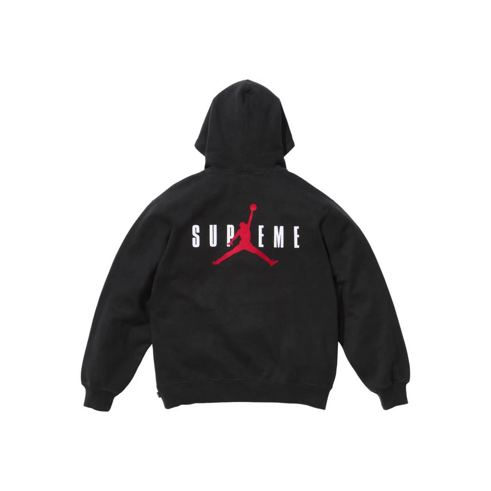 Supreme x Jordan Hooded Sweatshirt Black (FW24)