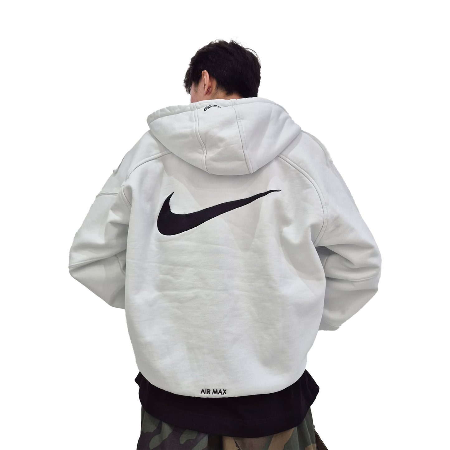 Supreme x Nike Zip Up Hoodie White (SS25)