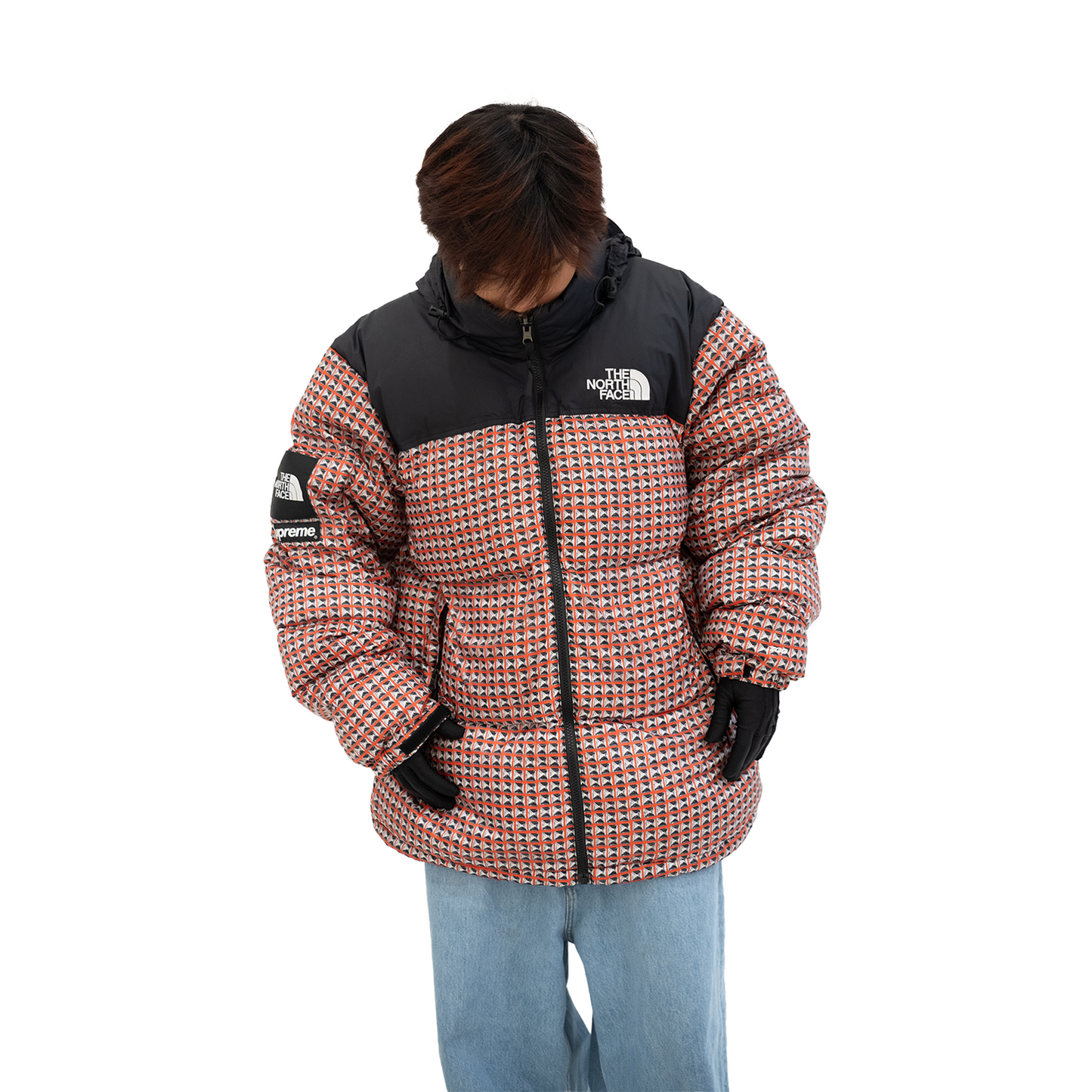 Supreme x The North Face Studded Nuptse Jacket Red (SS21)