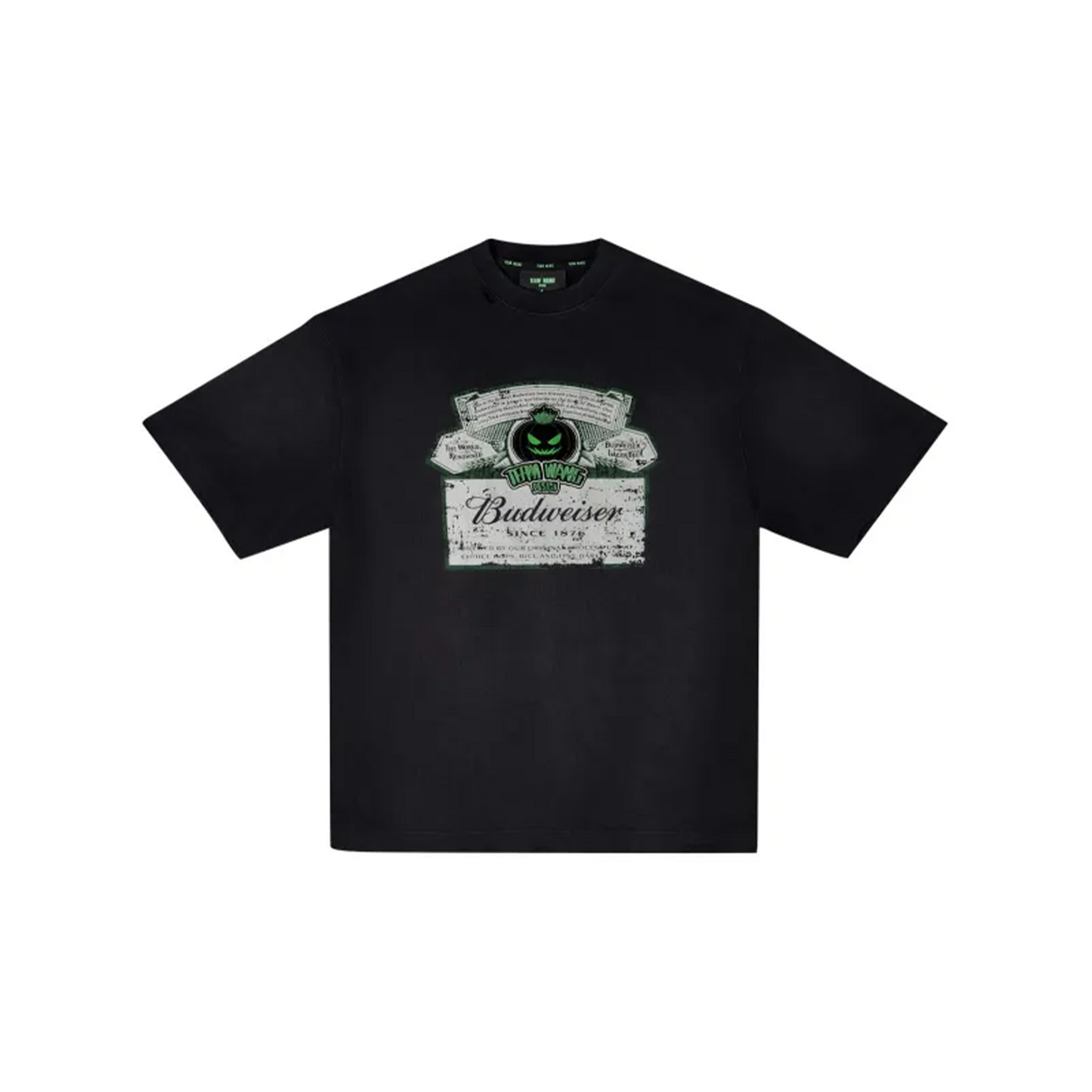 TEAM WANG Budweiser Under The Castle Shanghai Exclusive Tee Black (SS24)