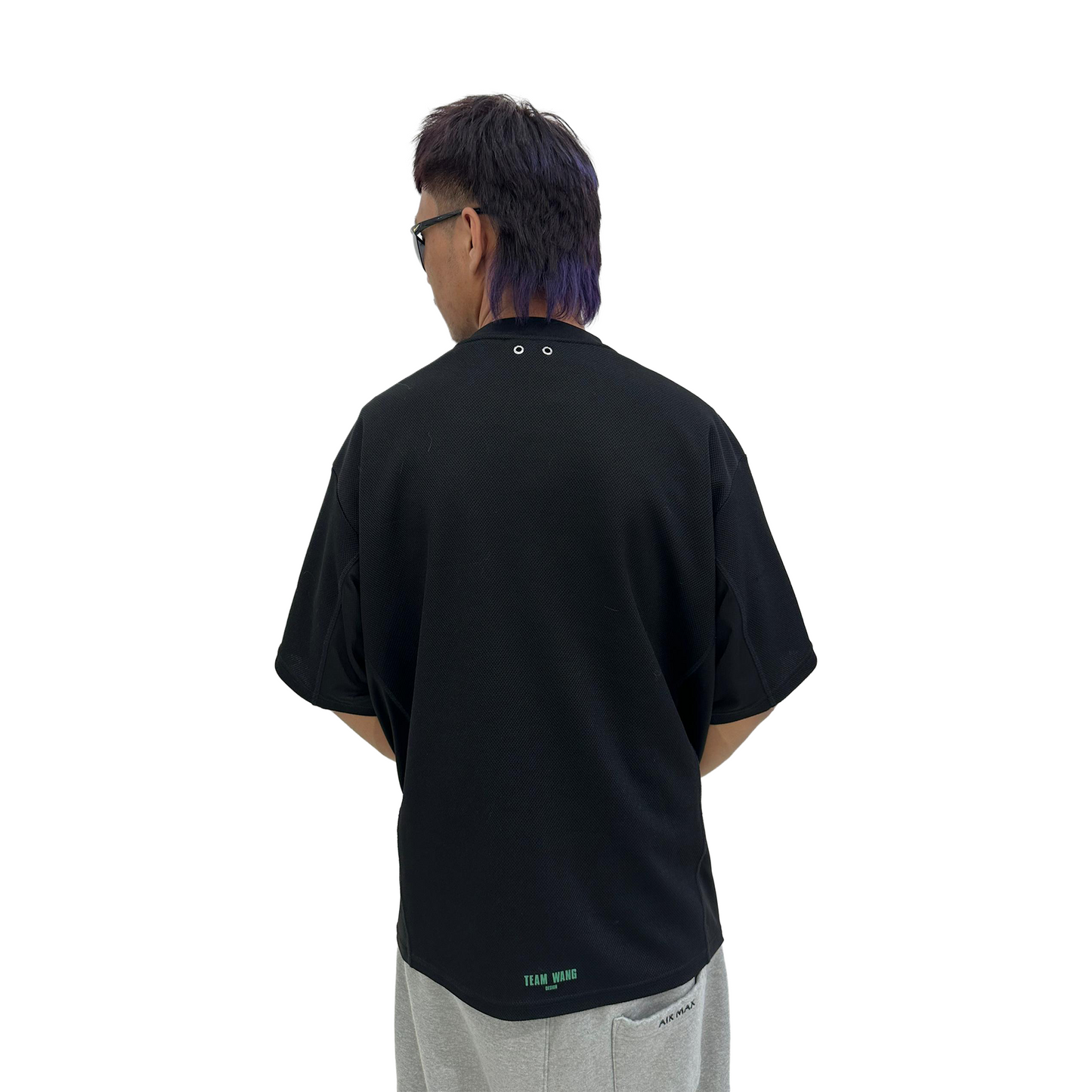 TEAM WANG Under The Castle Patchwork Tee Black (SS24)