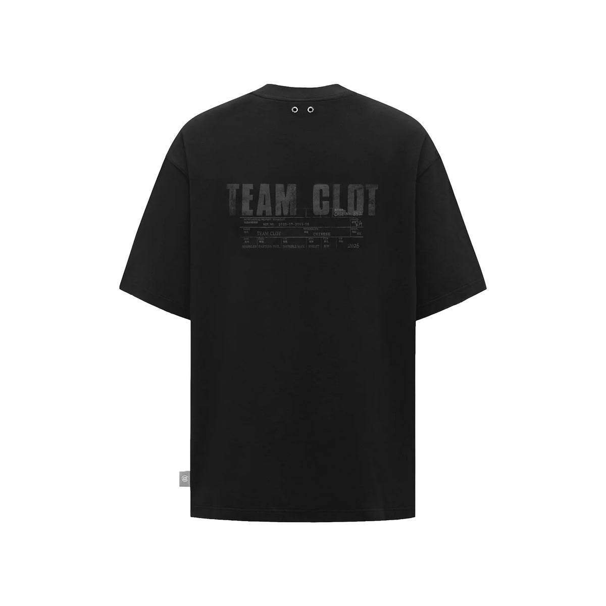 TEAM WANG x CLOT Logo Tee Black (FW26)