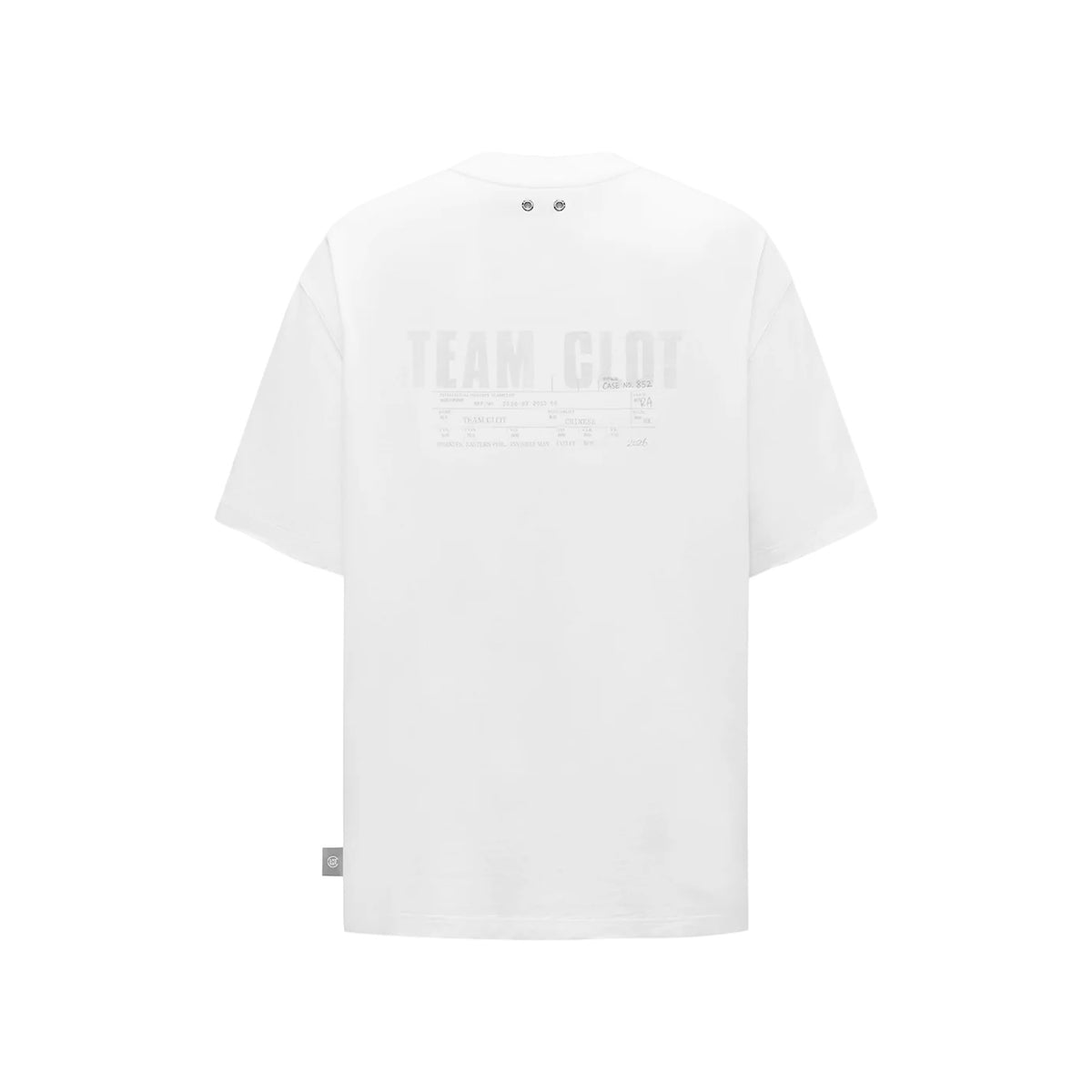 TEAM WANG x CLOT Logo Tee White (FW26)