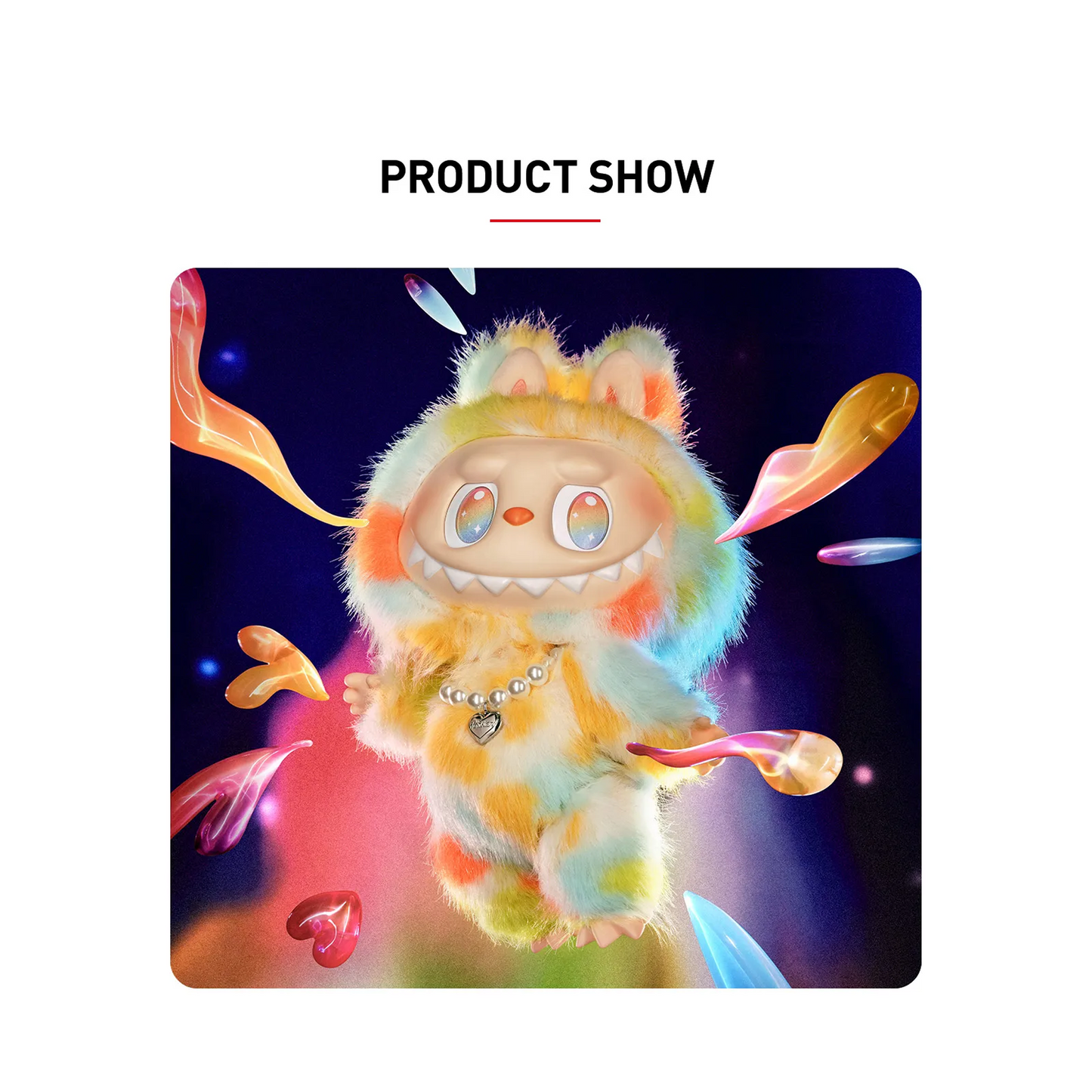 POP MART LABUBU THE MONSTERS Big into Energy Series - ROCK THE UNIVERSE Vinyl Plush Doll