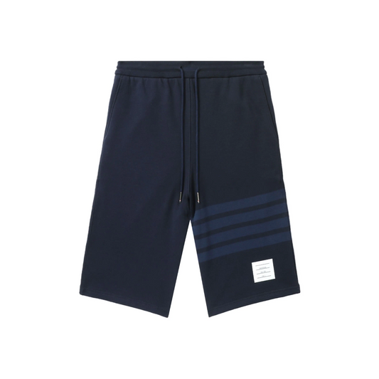 THOM BROWNE Classic Loopback 4-Bar Sweatshort Navy (SS23)