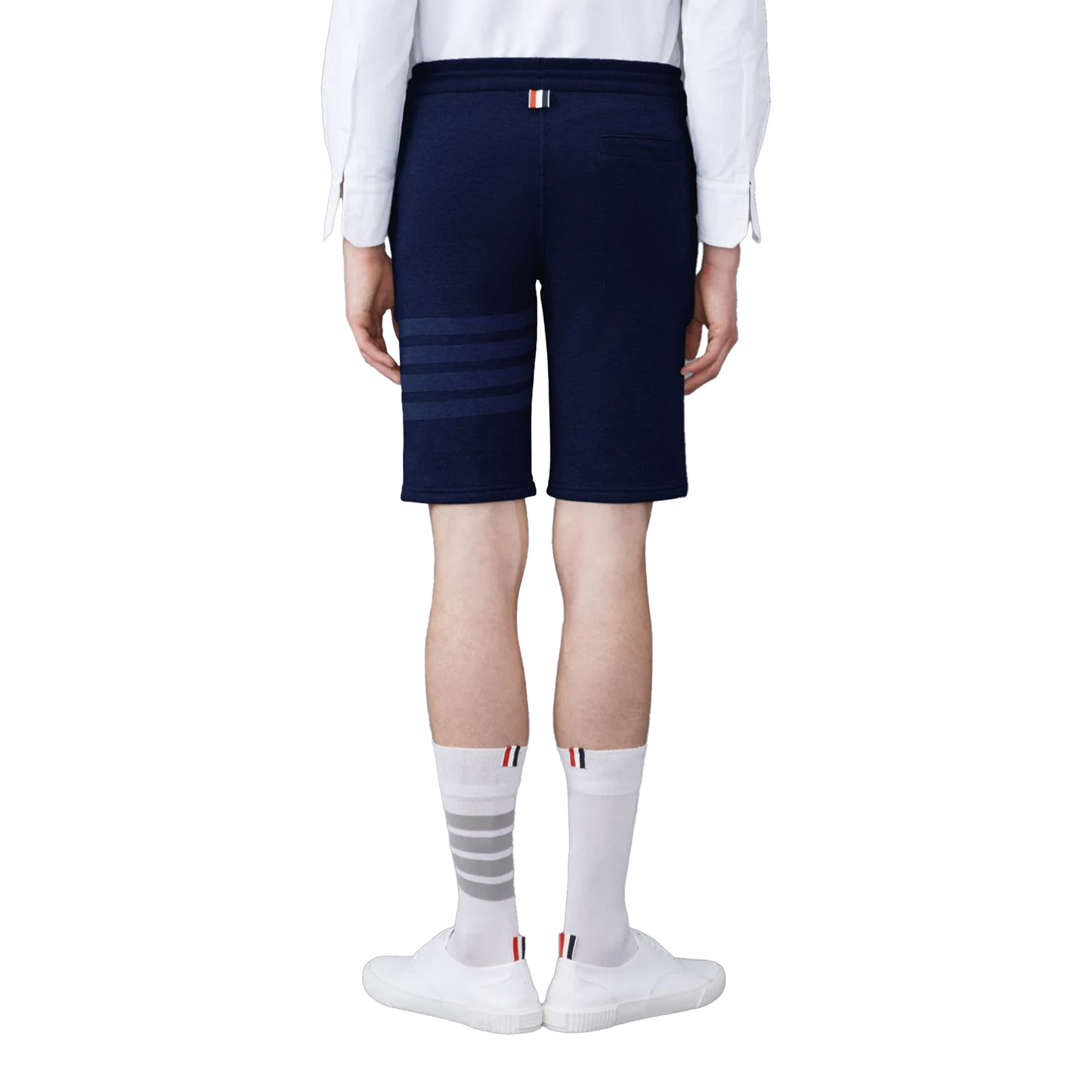 THOM BROWNE Classic Loopback 4-Bar Sweatshort Navy (SS23)