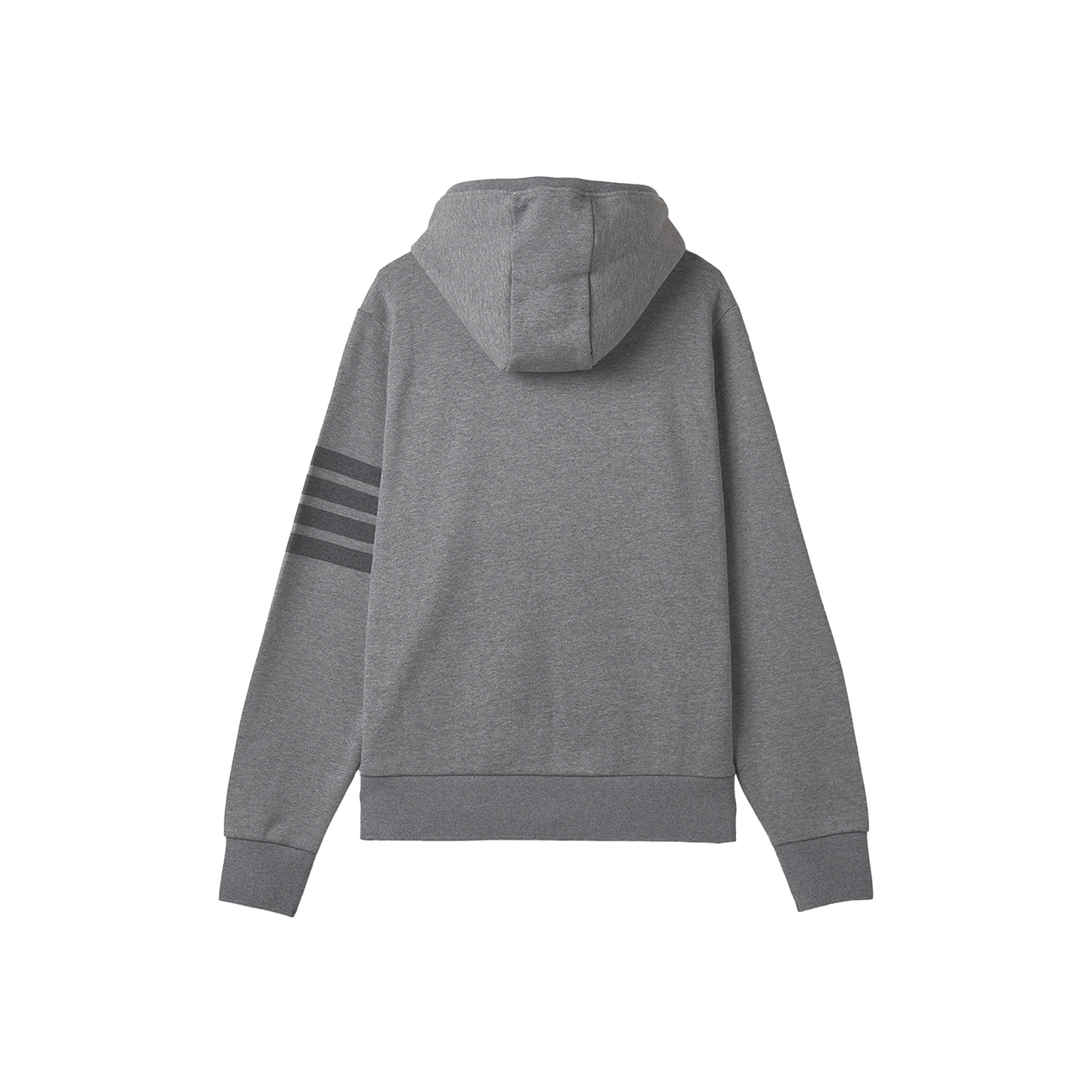THOM BROWNE Classic Loopback 4-Bar Full Zip Hoodie Medium Grey (SS23)