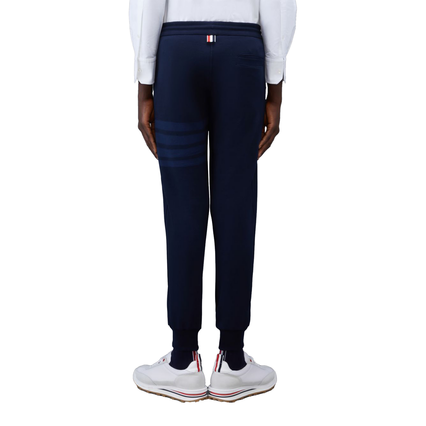THOM BROWNE Classic Loopback 4-Bar Sweatpants Navy (SS23)