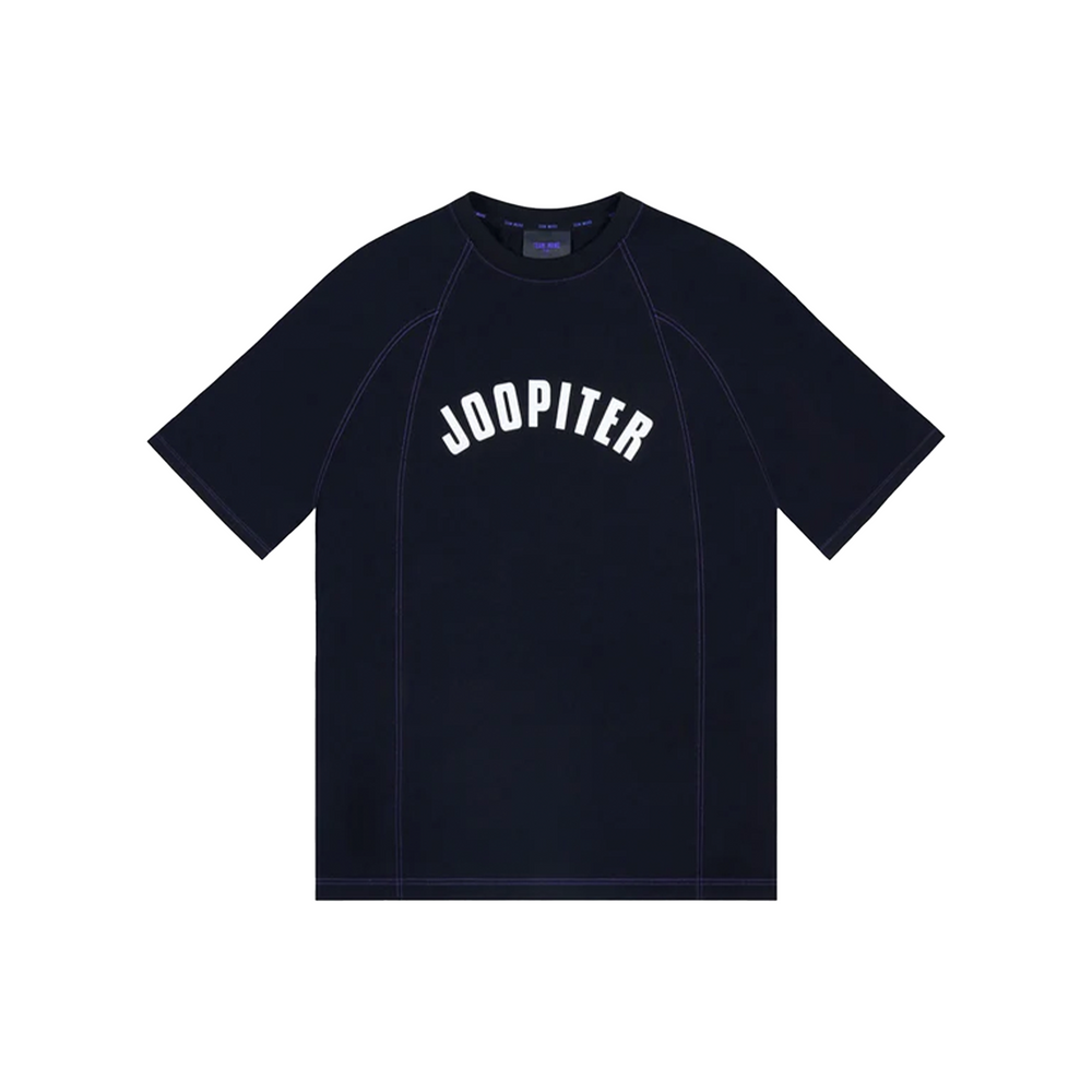 TEAM WANG Design Joopiter Contrast Stitching Tee Black (SS24)