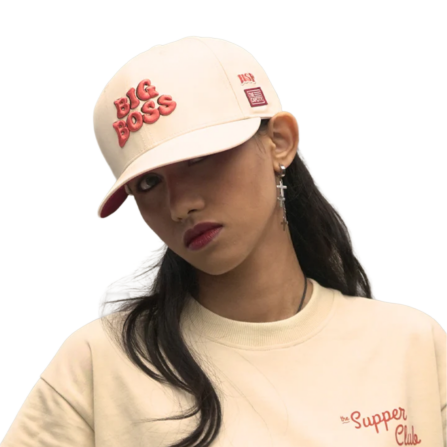 The Cap City x Big Boss HSP Supper Club Classic Fit Snapback Cream (FW25)