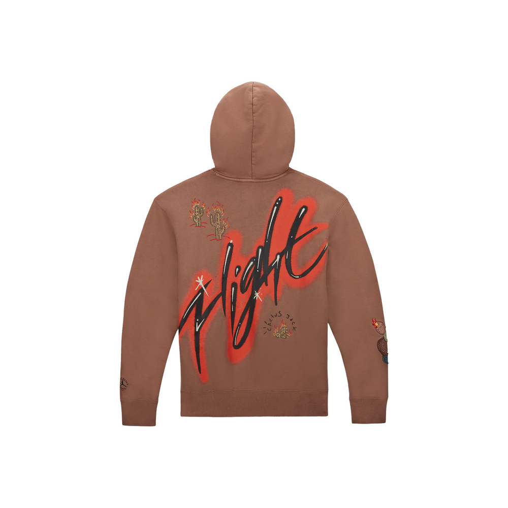 Travis Scott Cactus Jack x Jordan Flight Graphic Hoodie Archaeo Brown (FW22)