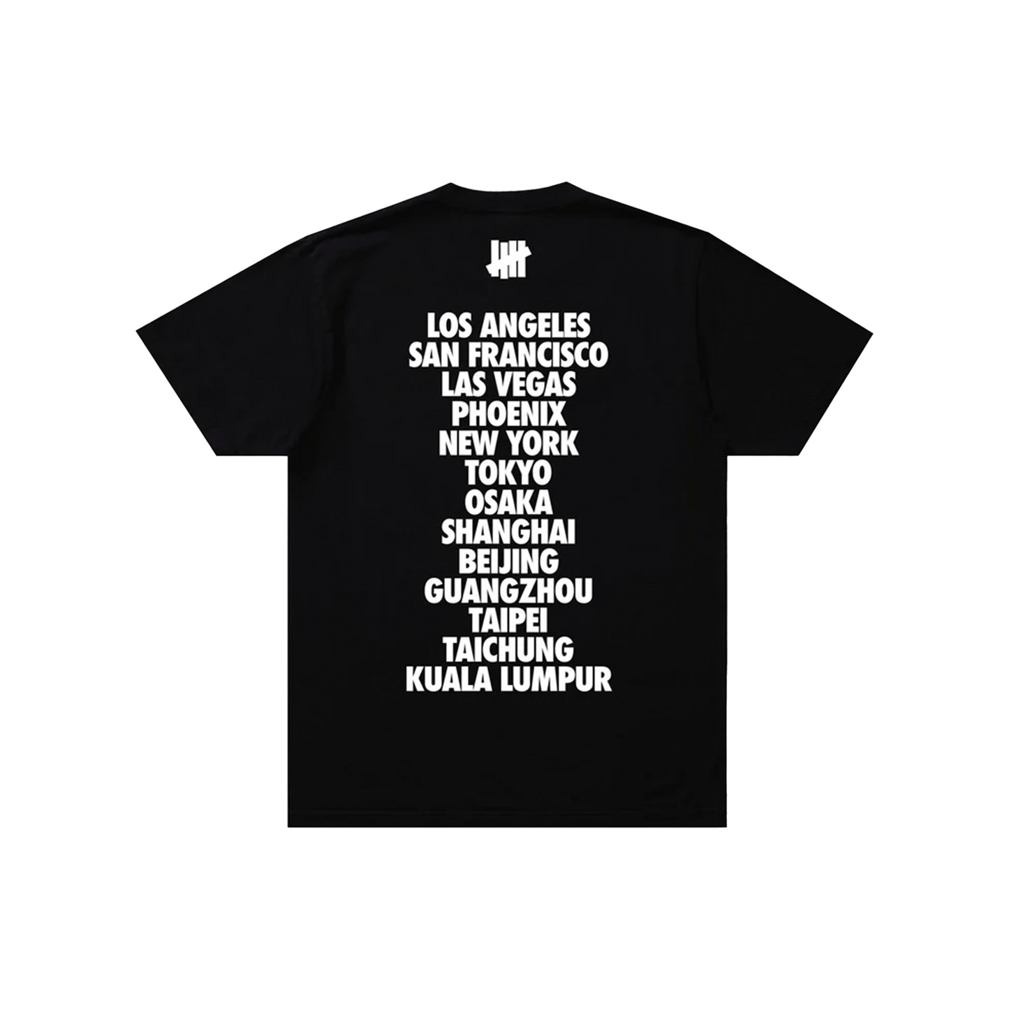 Undefeated Kuala Lumpur Friends & Family Tee Black (FW24)