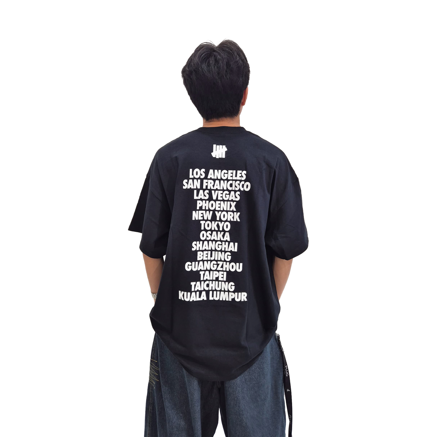 Undefeated Kuala Lumpur Friends & Family Tee Black (FW24)