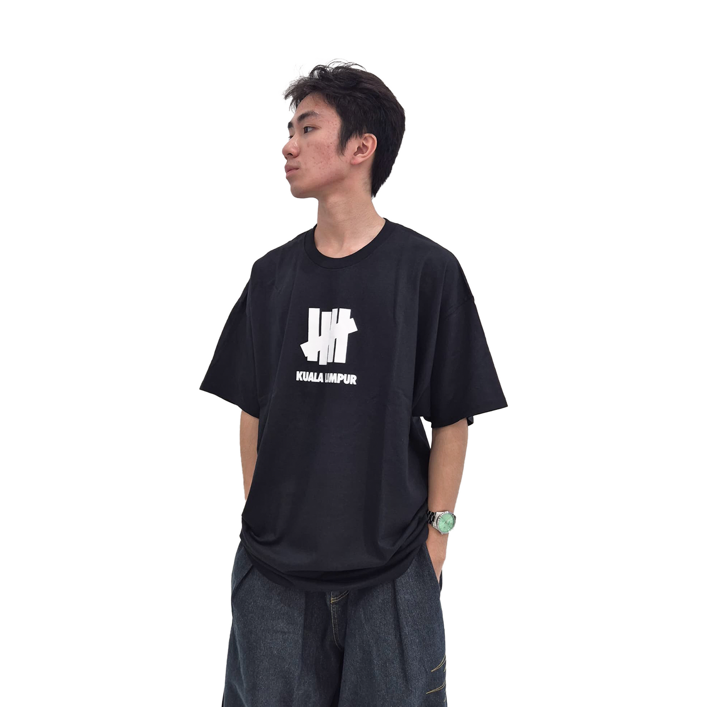 Undefeated Kuala Lumpur Friends & Family Tee Black (FW24)