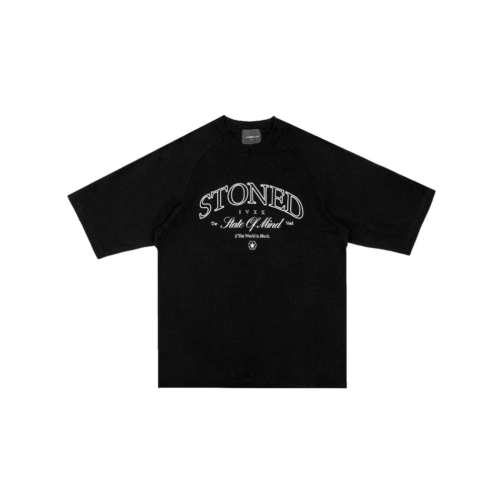 Stoned & Co ® Void : Logo Raglan Tee Black (FW24)