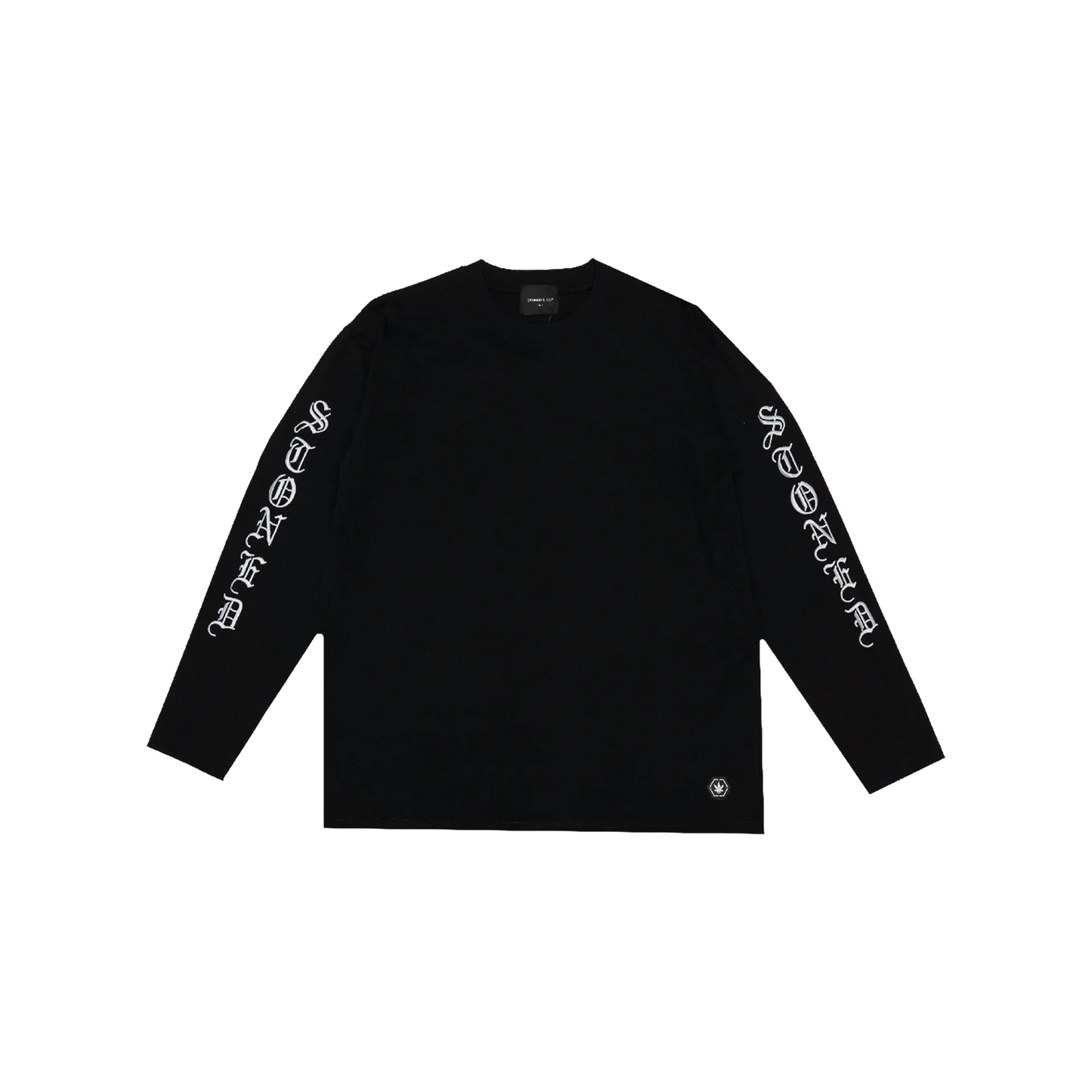 Stoned & Co ® WBB25 : Letter L/S Tee Black (SS25)