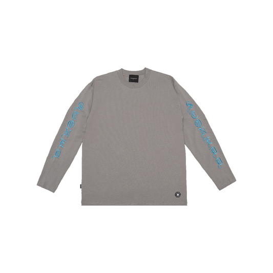 Stoned & Co ® WBB25 : Letter L/S Tee Grey (SS25)