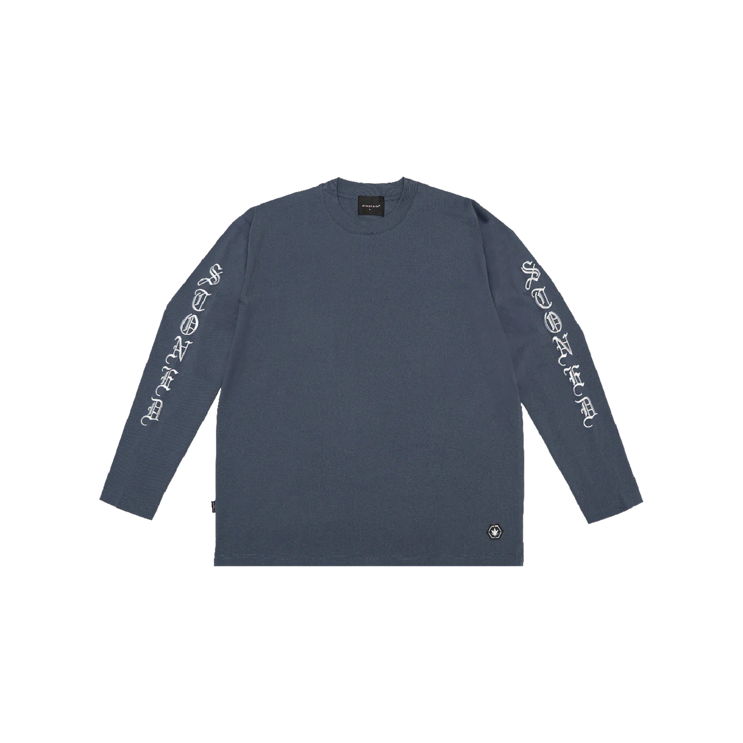 Stoned & Co ® WBB25 : Letter L/S Tee Navy (SS25)