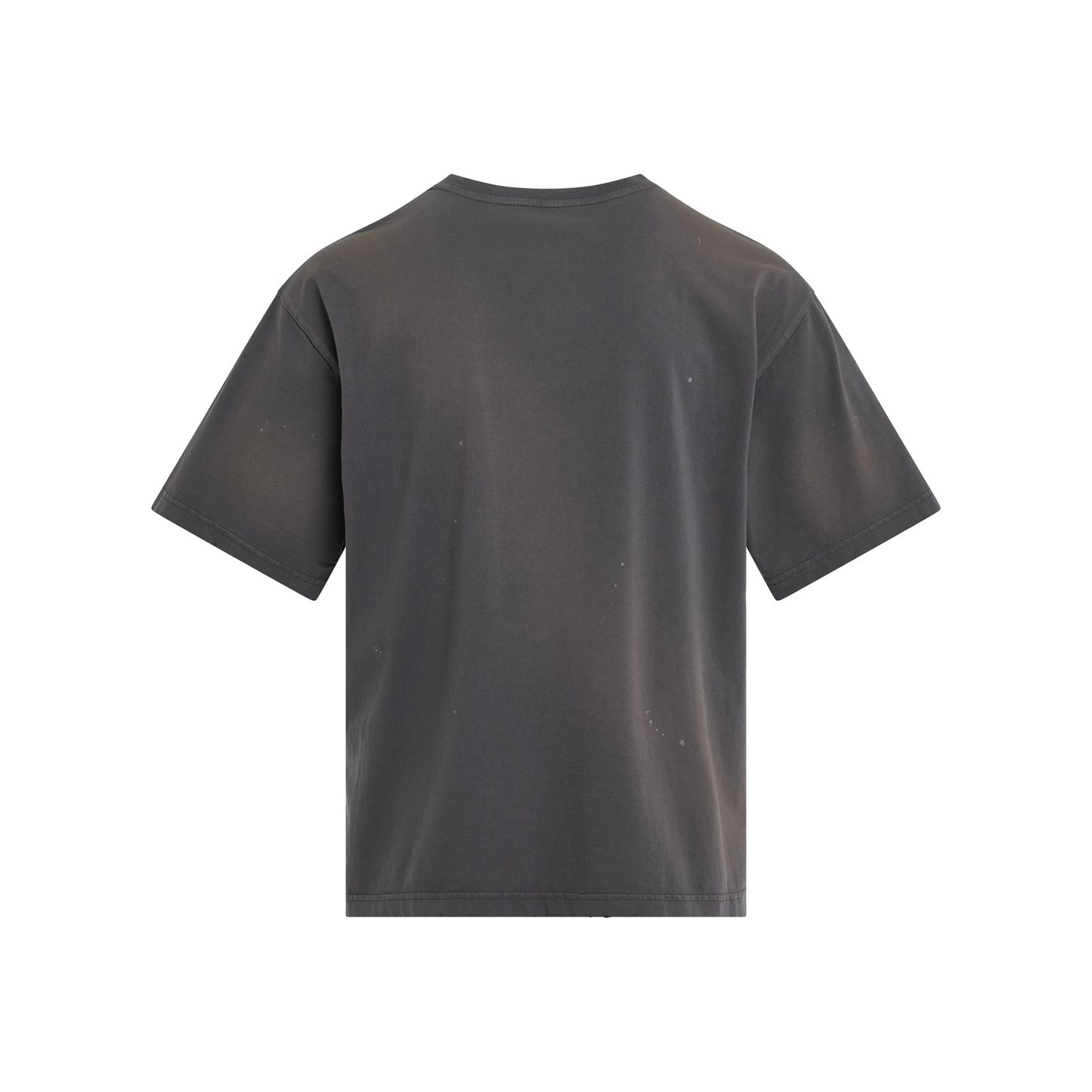 WE11DONE Metallic Print Tee Charcoal (SS24)