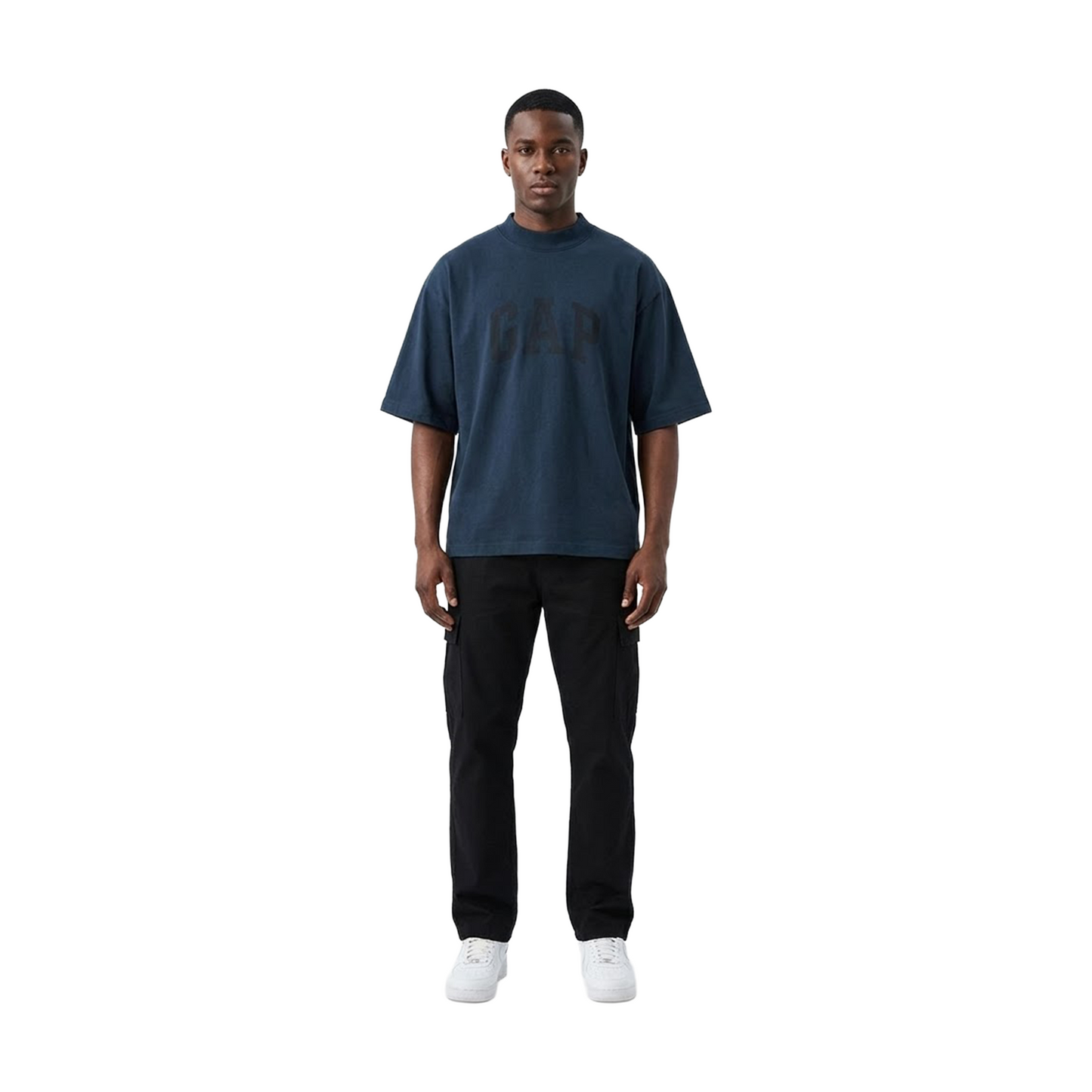 Yeezy Gap Engineered by BALENCIAGA Dove No Seam Tee Dark Blue (SS22)