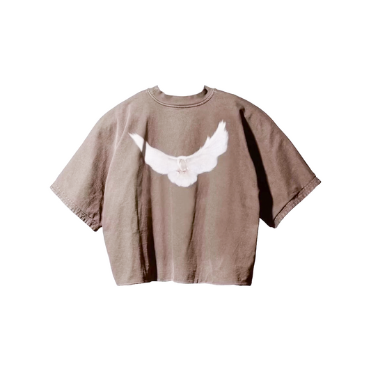 Yeezy Gap Engineered by BALENCIAGA Dove No Seam Tee Washed Beige (SS22)