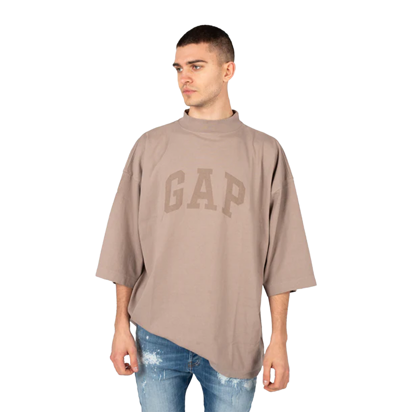 Yeezy Gap Engineered by Balenciaga Dove No Seam Tee Washed Beige (SS22)