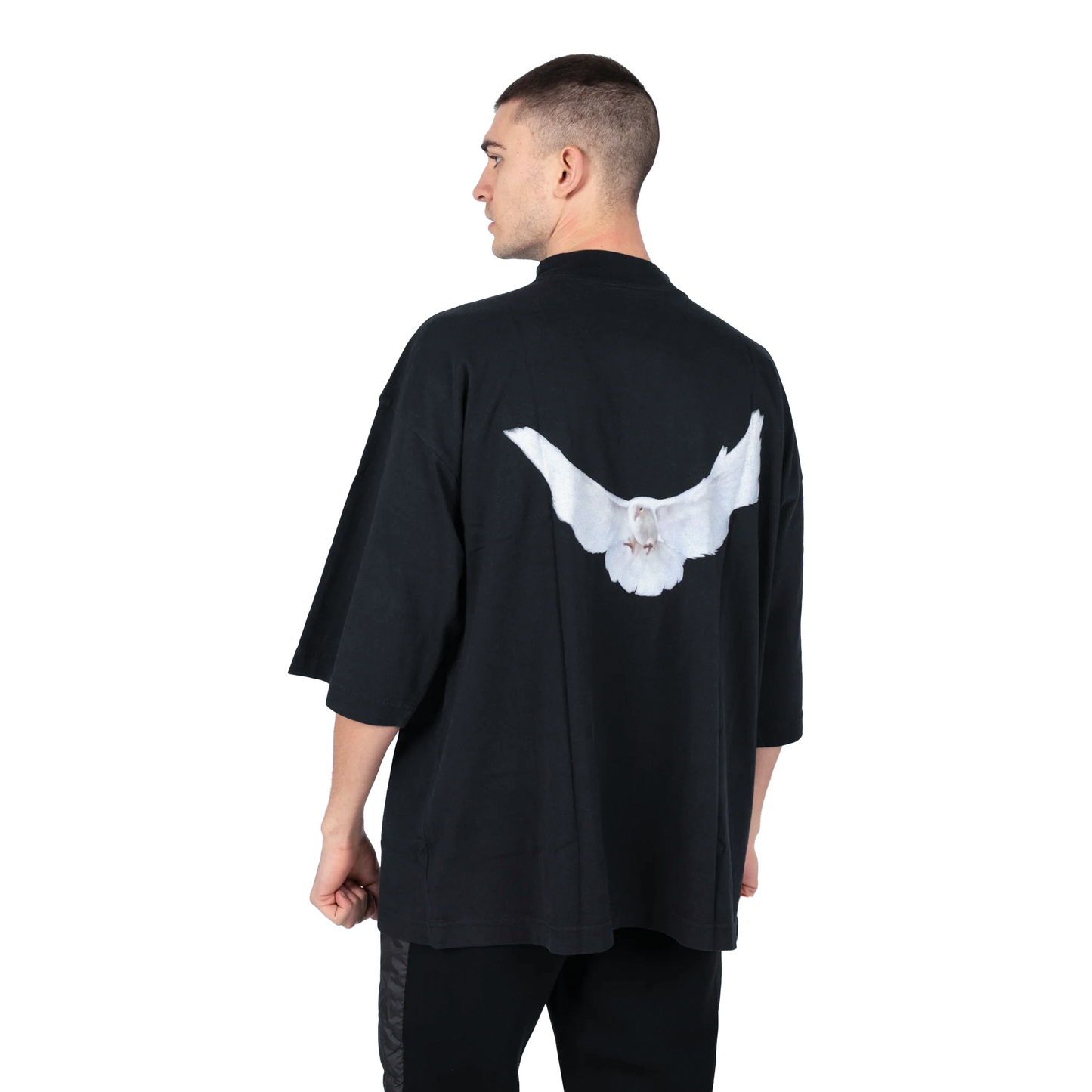Yeezy Gap Engineered by BALENCIAGA Dove No Seam Tee Washed Black (SS22)
