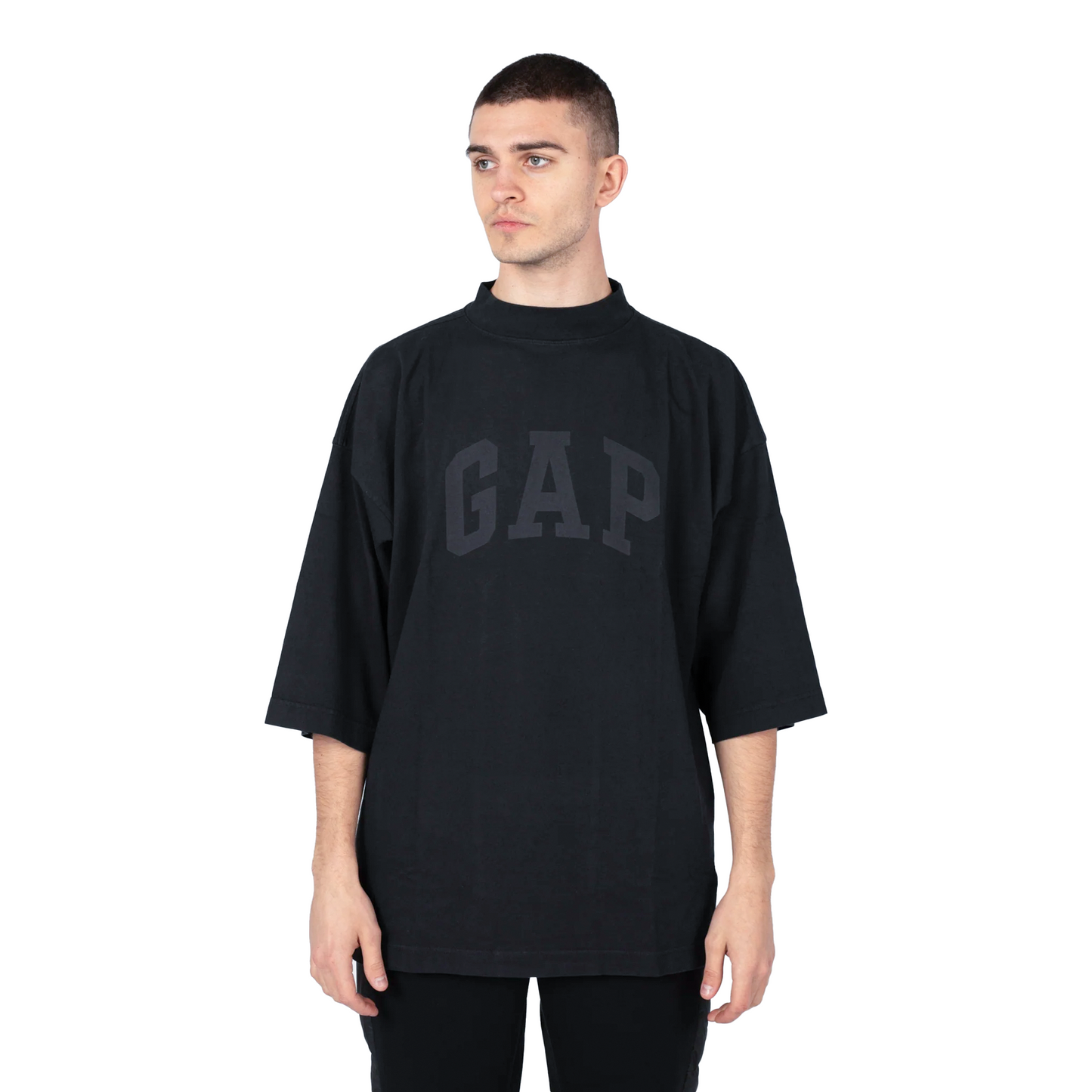 Yeezy Gap Engineered by BALENCIAGA Dove No Seam Tee Washed Black (SS22)