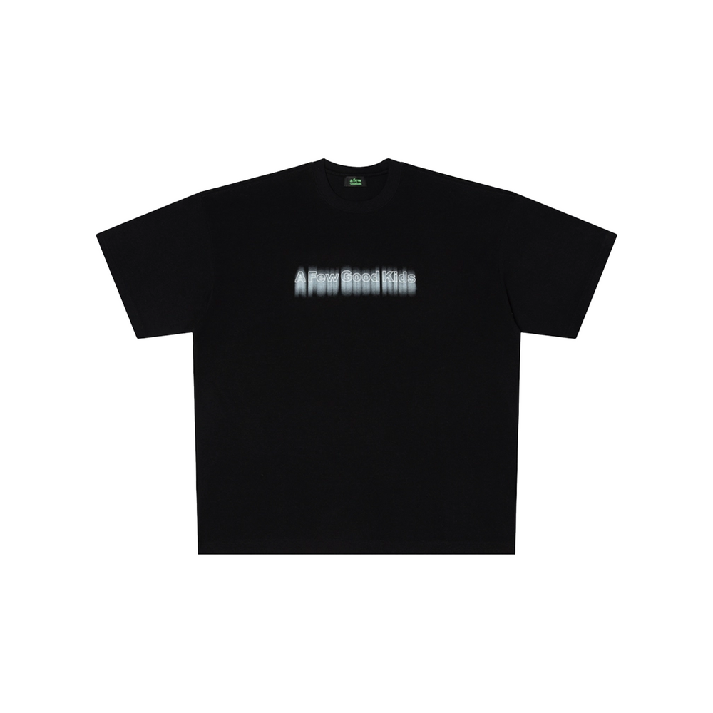 a few Good kids Blurred Front Short Sleeved Tee Black (SS25)