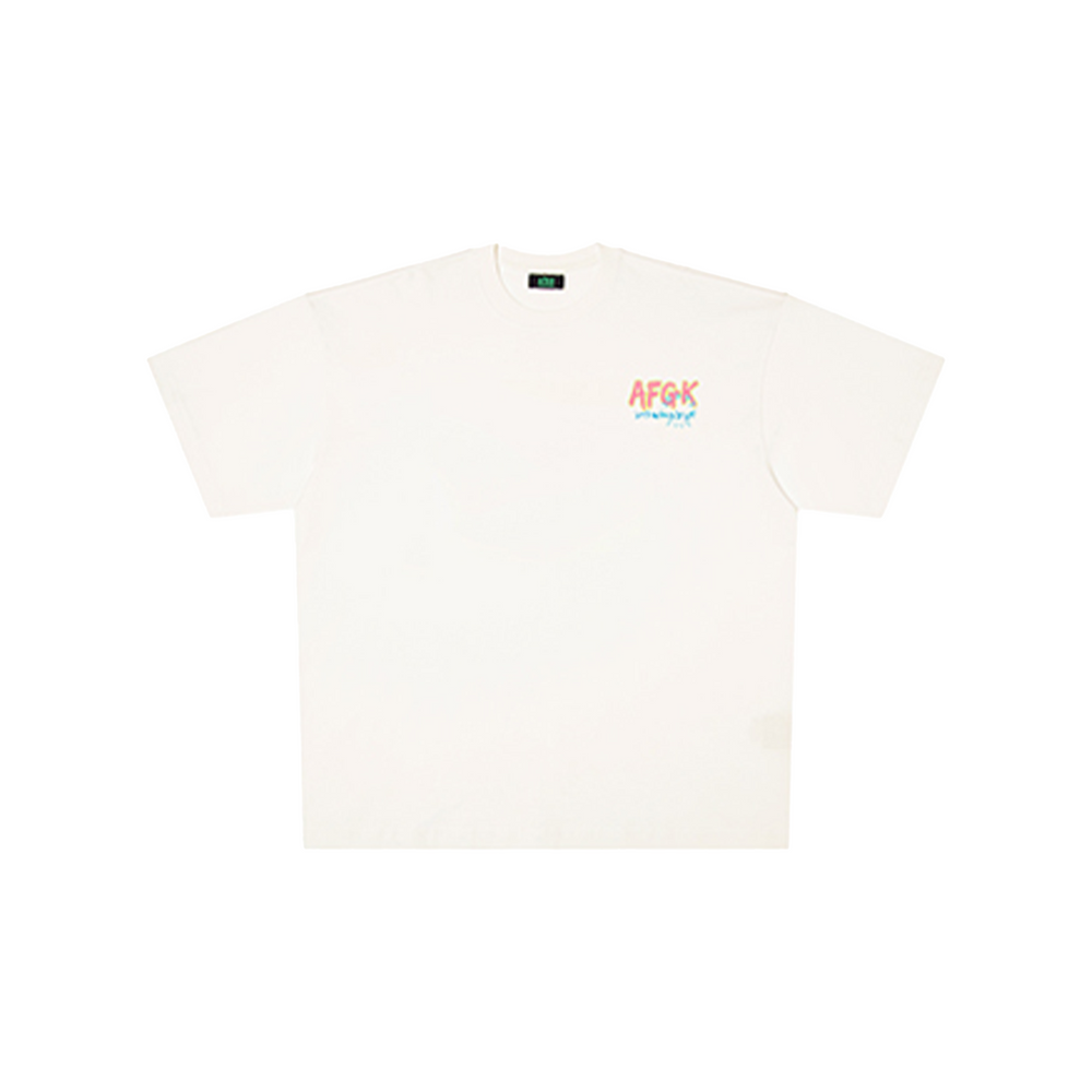 a few Good kids Handwritten Graffiti Tee White (SS25)