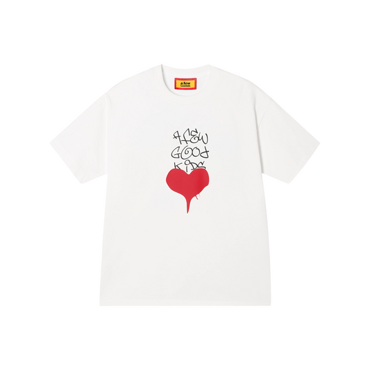 a few Good kids Love Graffiti Letters Short Sleeved Tee White (SS25)