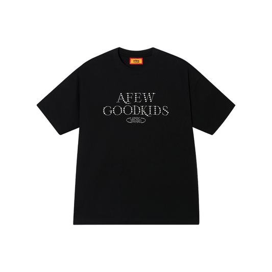a few Good kids Pearl Hot Diamond Short Sleeved Tee Black (SS25)