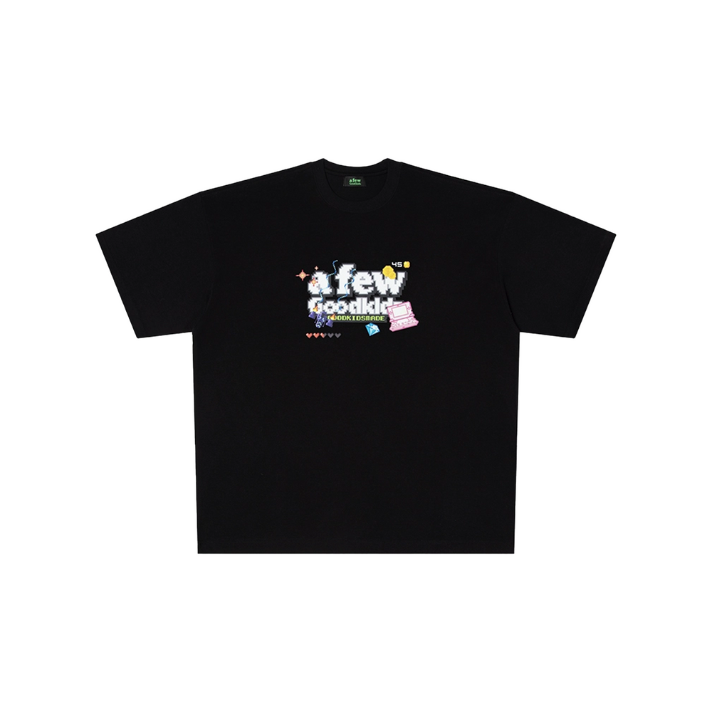 a few Good kids Pixel Game Console Tee Black (SS25)