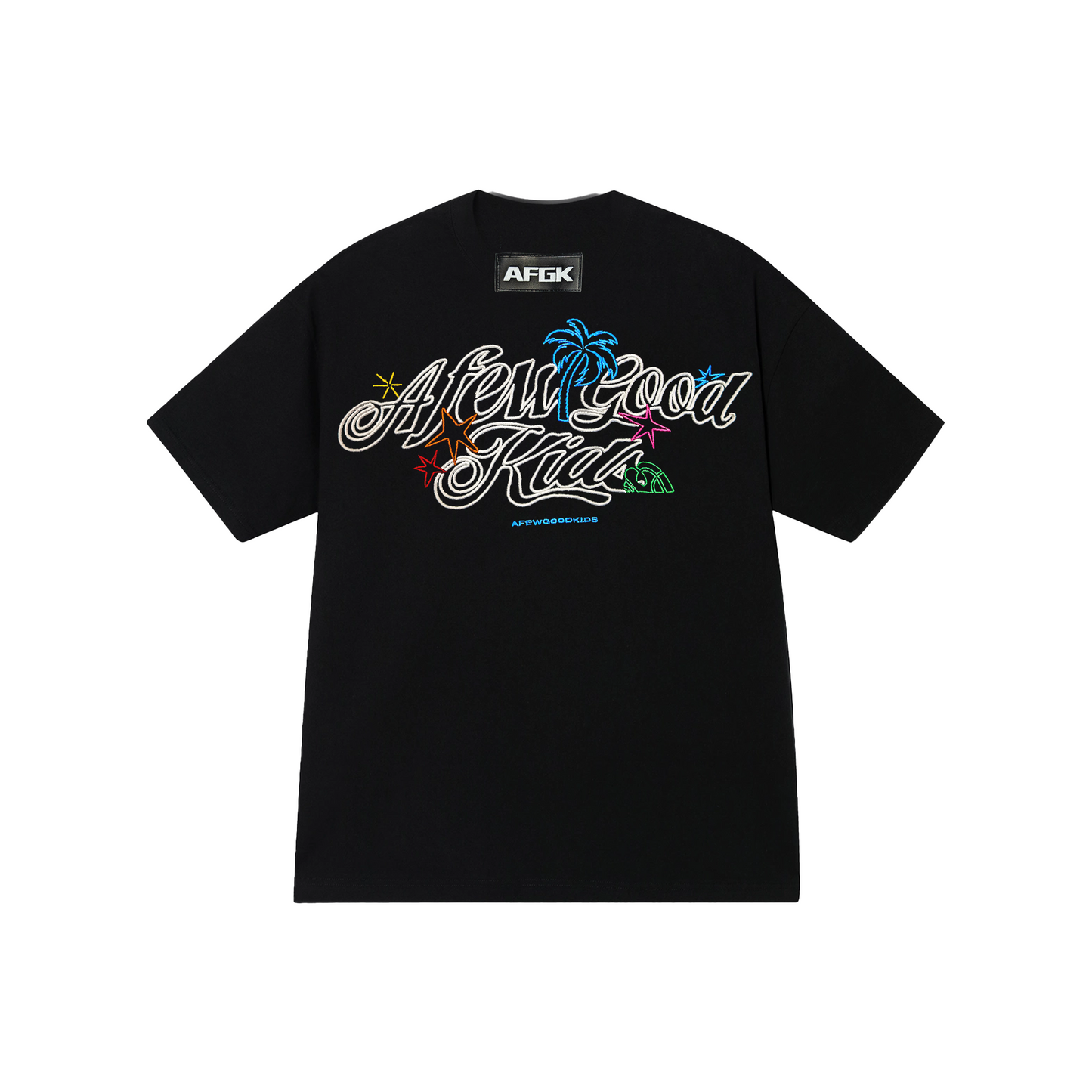 a few Good kids Summer Party Short Sleeved Tee Black (SS25)