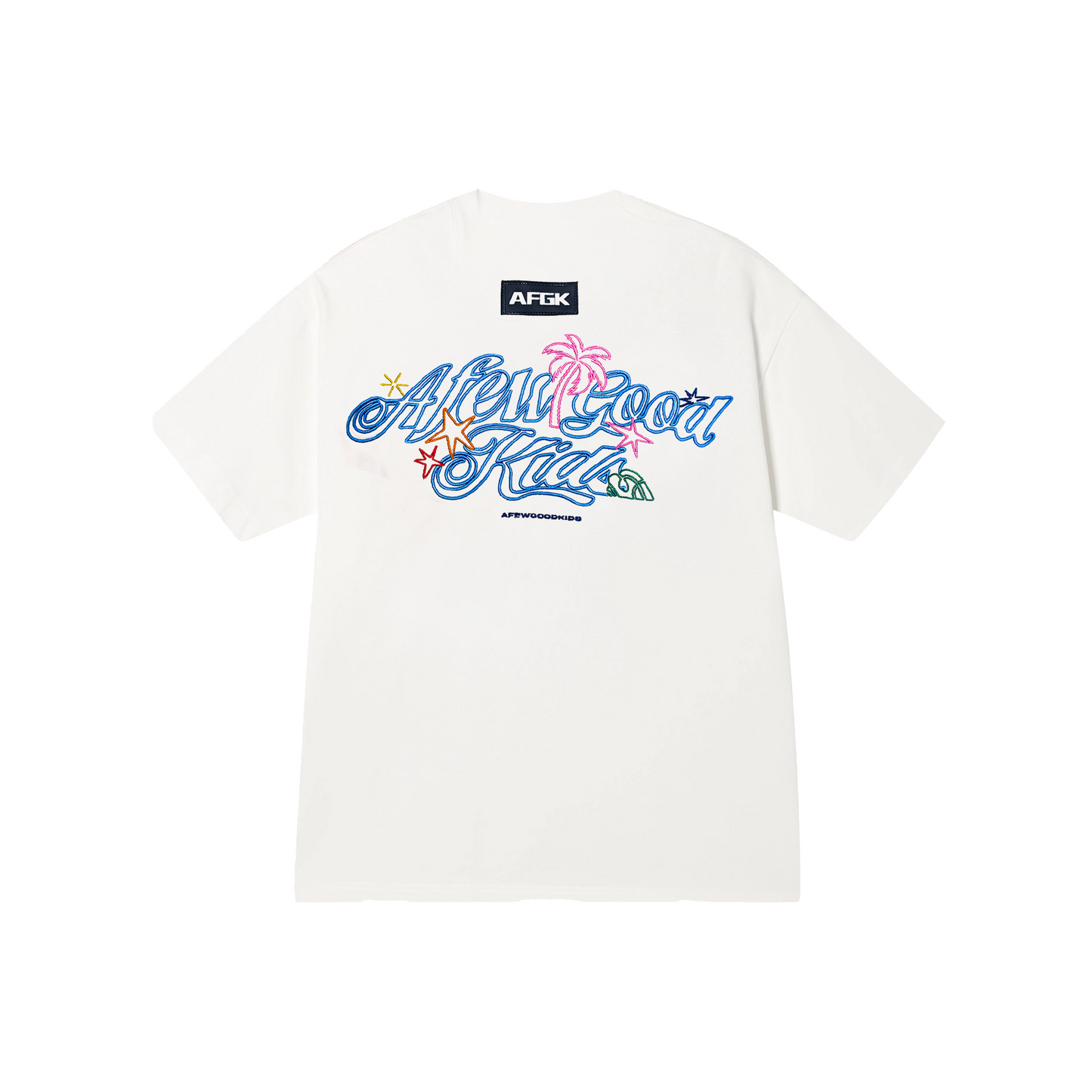 a few Good kids Summer Party Short Sleeved Tee White (SS25)