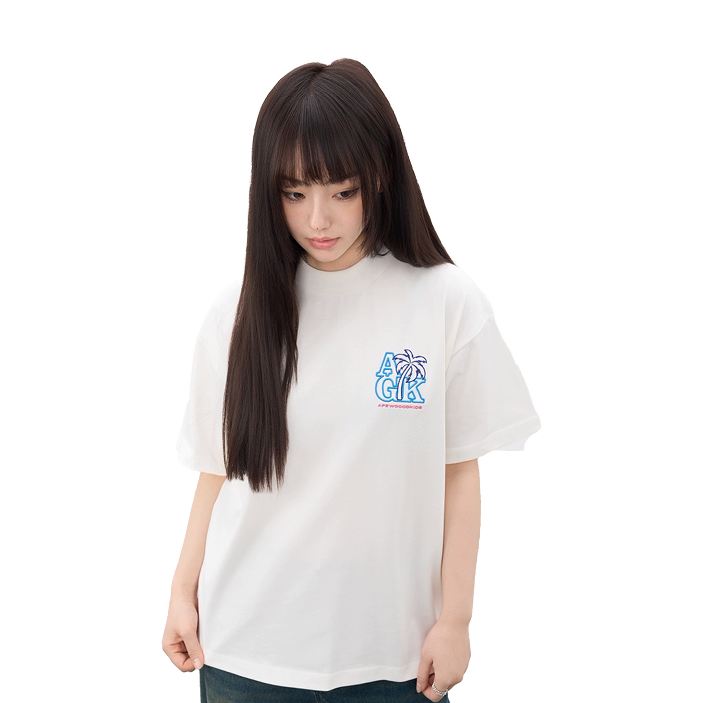 a few Good kids Summer Party Short Sleeved Tee White (SS25)