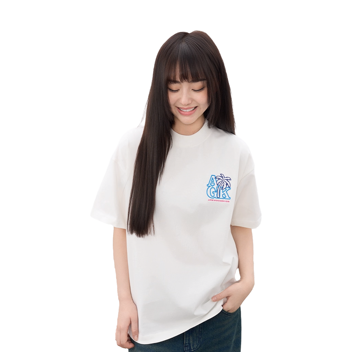 a few Good kids Summer Party Short Sleeved Tee White (SS25)