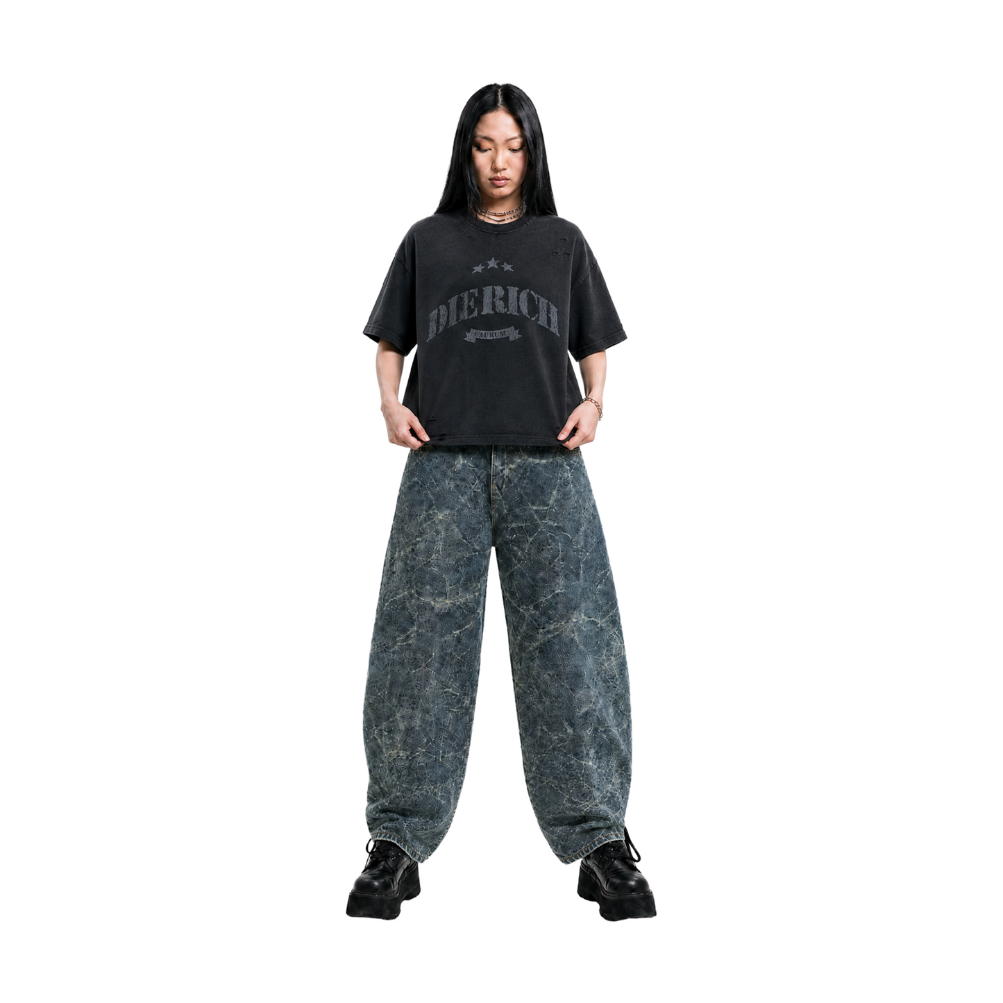 RAW/21 Shadow Mark Tee Dark Grey/Black (SS26)