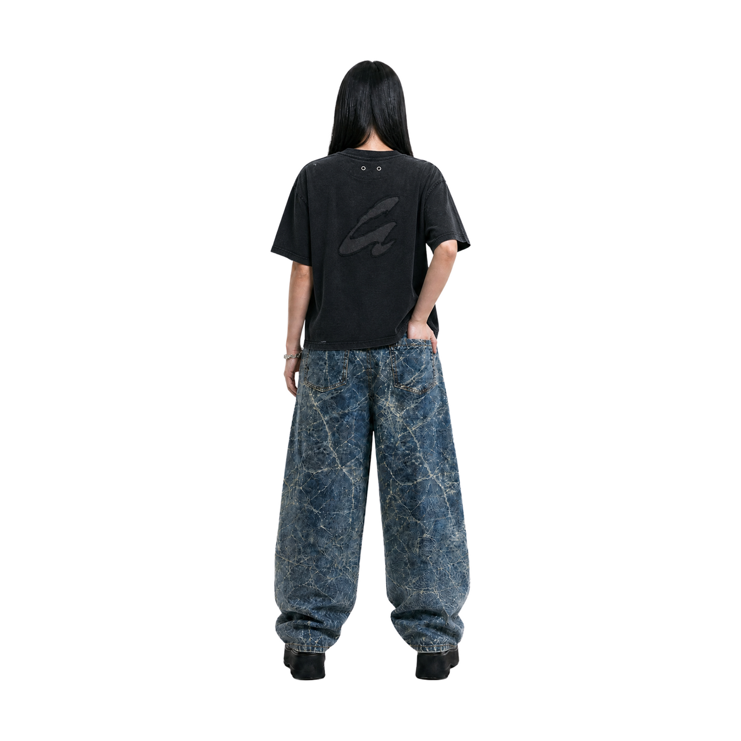 RAW/21 Shadow Mark Tee Dark Grey/Black (SS26)
