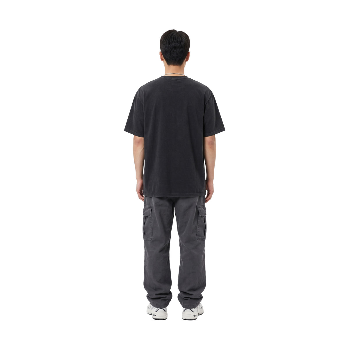 Stüssy Big & Meaty Pigment Dyed Tee Black (SS25)